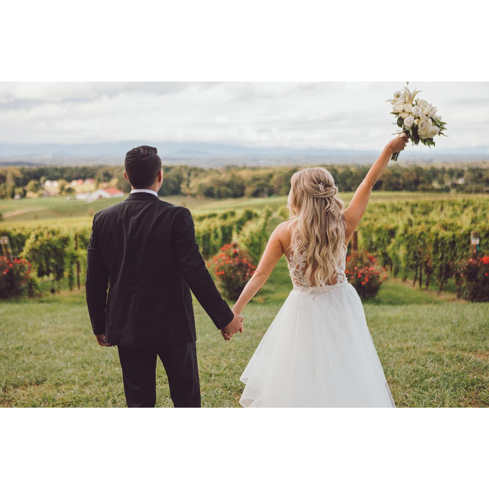 We're married!