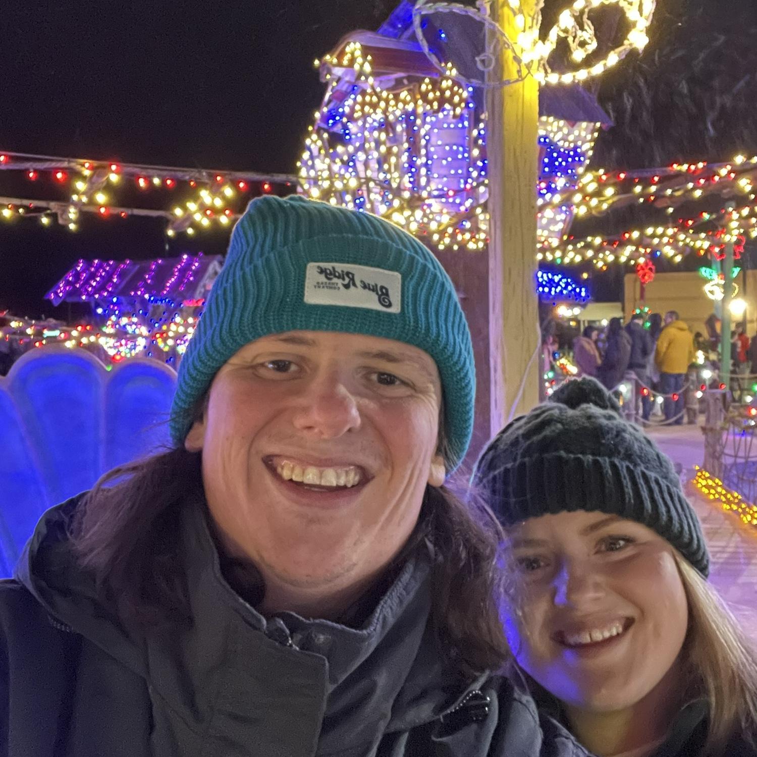 Christmas lights mini golf!