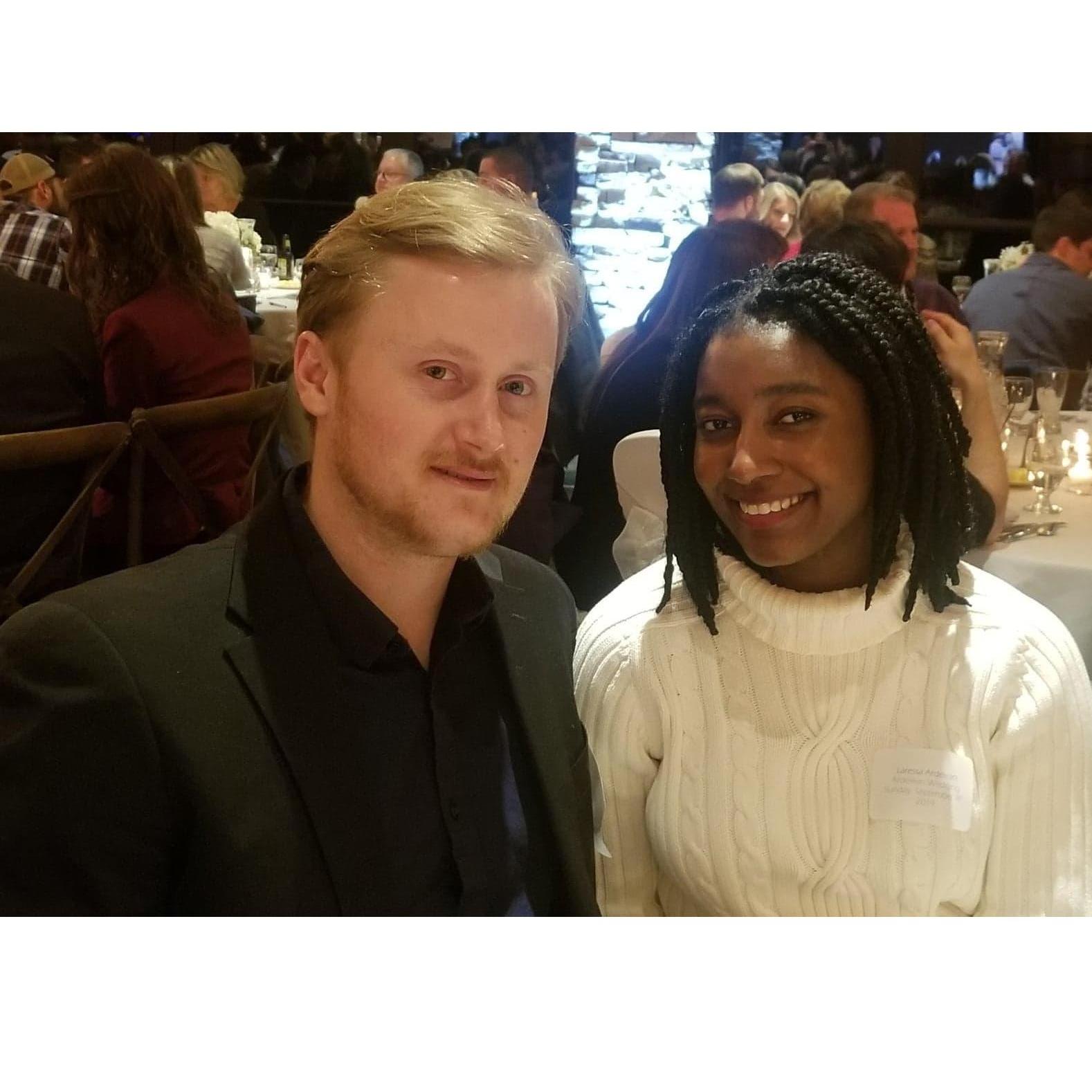 Dinner tasting at our wedding venue back in February 2019.