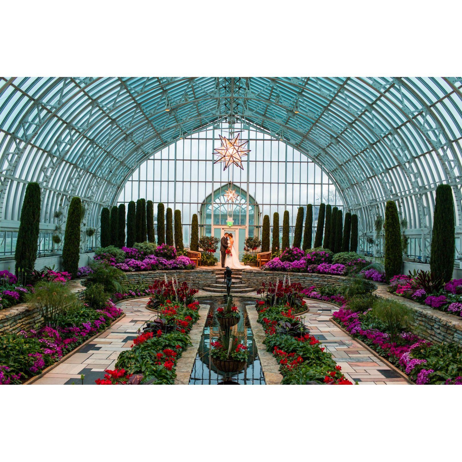 This is the Sunken Garden where our wedding will be held.