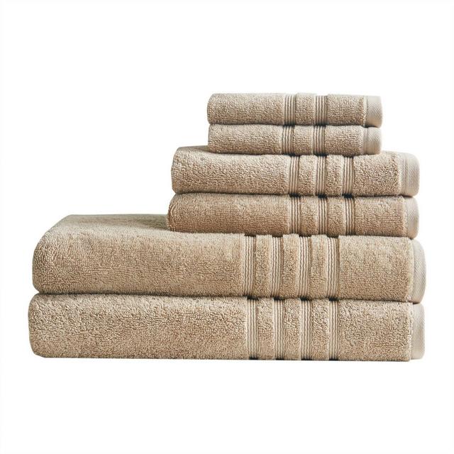 6pc Nurture Sustainable Antimicrobial Towel Set beige - Clean Spaces