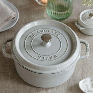 Staub Enameled Cast Iron 7-Qt Round Dutch Oven