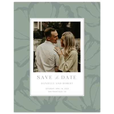 Sage, Green Wedding Digital Save the Date - Esme Photo