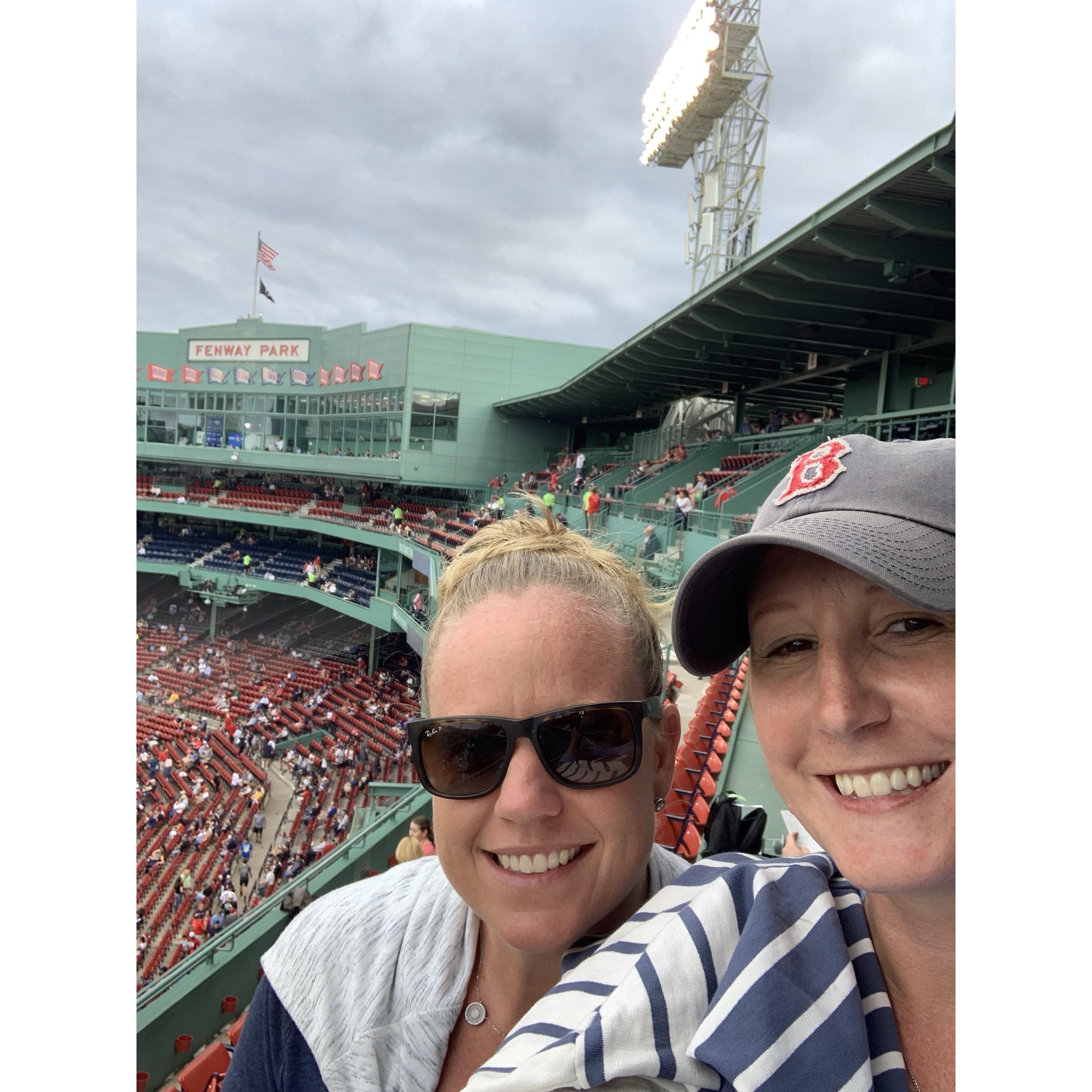Catching a game at Fenway