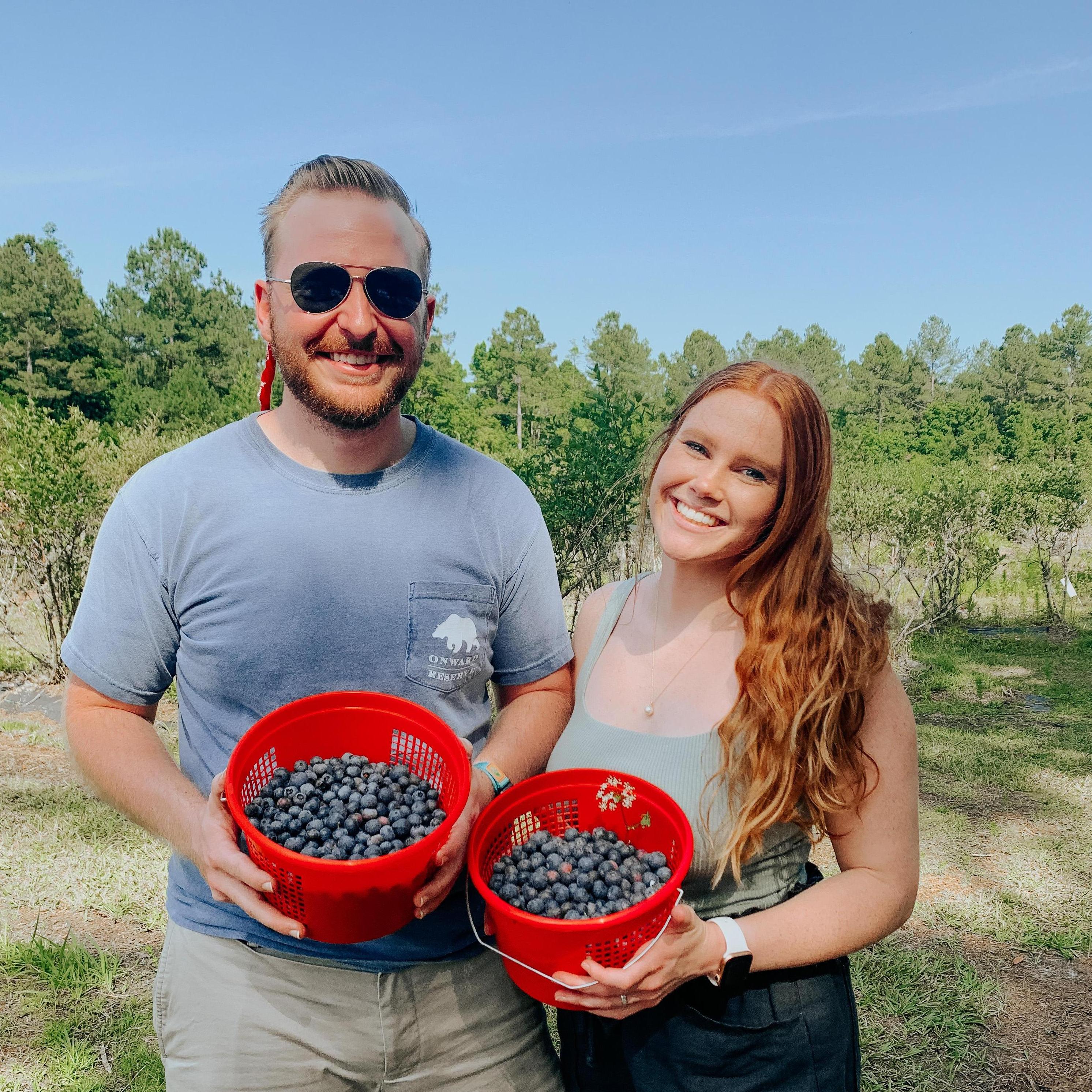first time berry picking