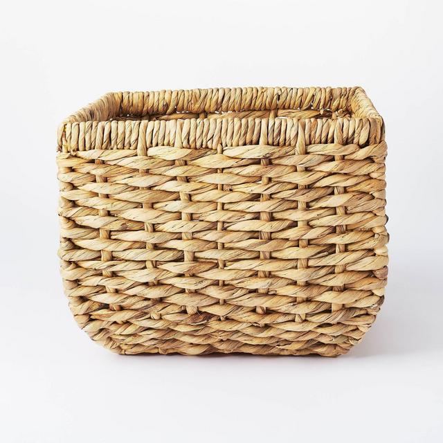 13" x 11" Chunky Cube Woven Basket Natural - Threshold™ designed with Studio McGee