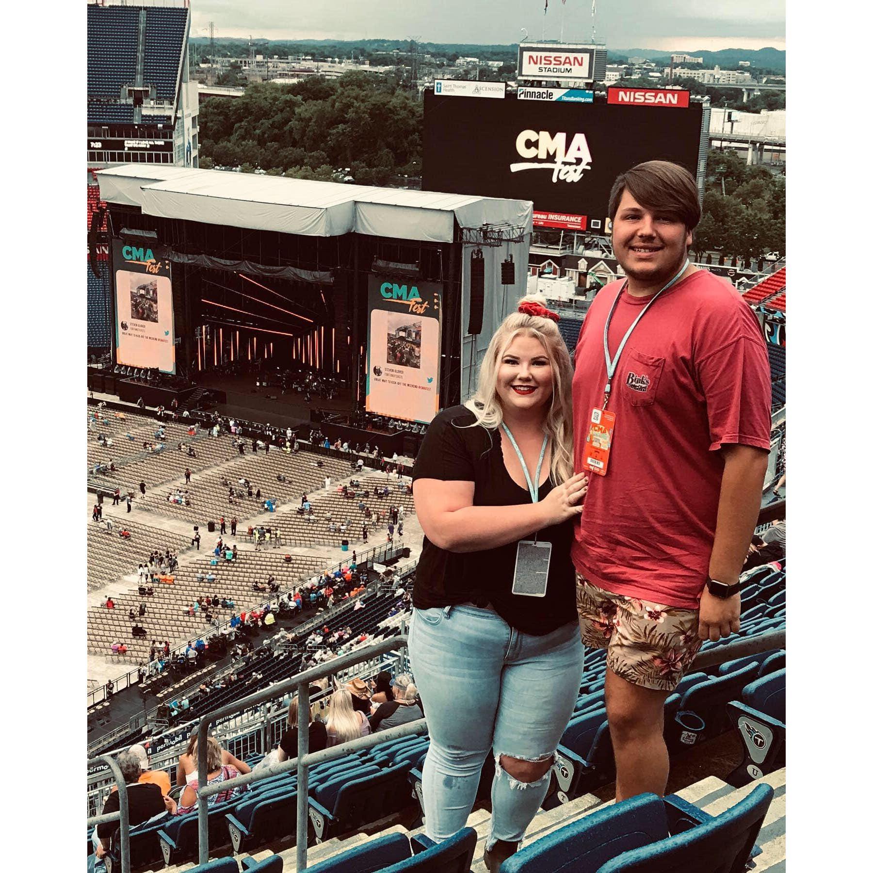 CMA fest for Cali's Birthday