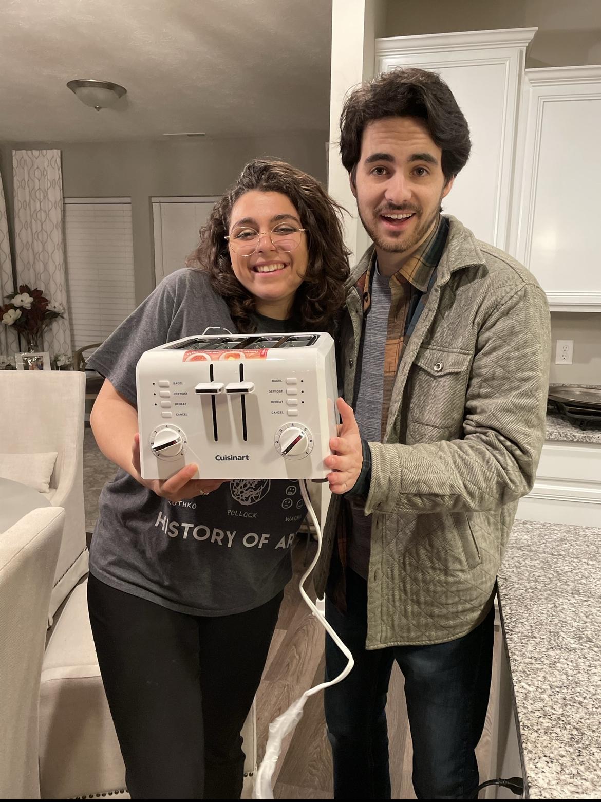 Our first registry gift came in! (Thank you to Mary’s Aunt Carol and Uncle Jim!)