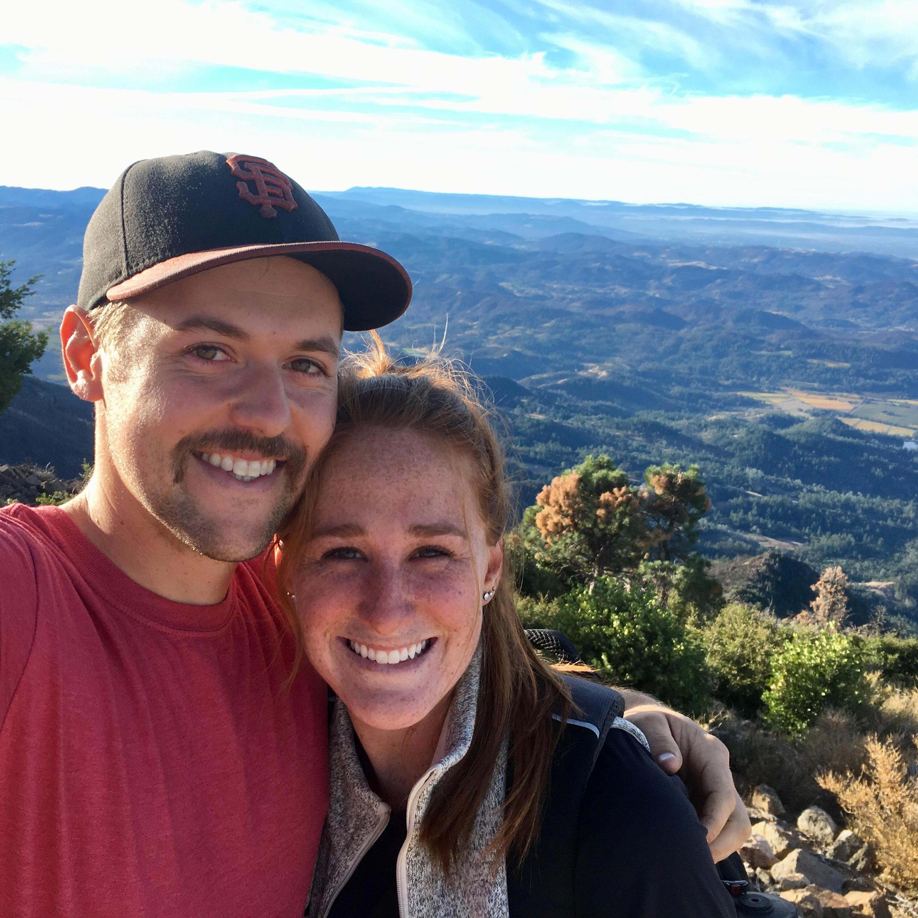 one of our favorite hikes: Mt. St. Helena. what a view!