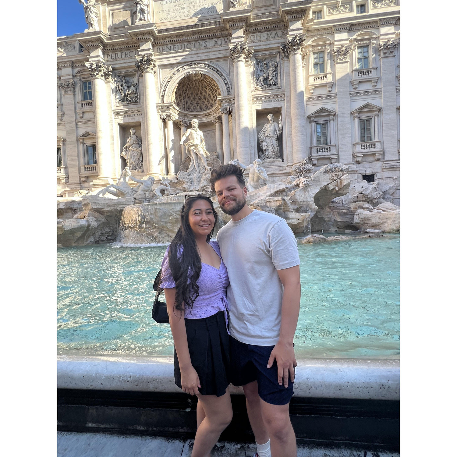 Trevi Fountain in Rome.