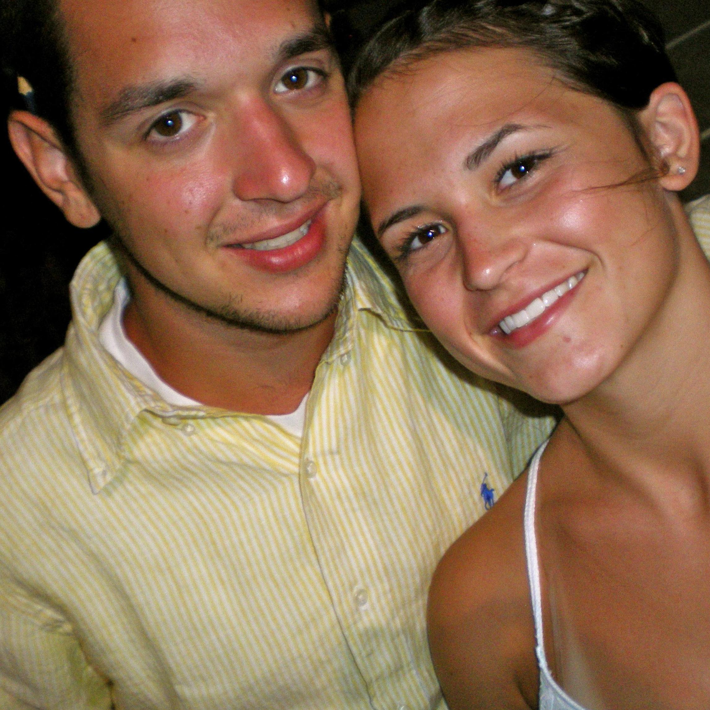 Our first trip to Ocean City together, playing mini golf.