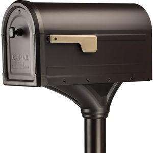 Architectural Mailboxes 7980RZ Roxbury Kit Mailbox, Rubbed Bronze