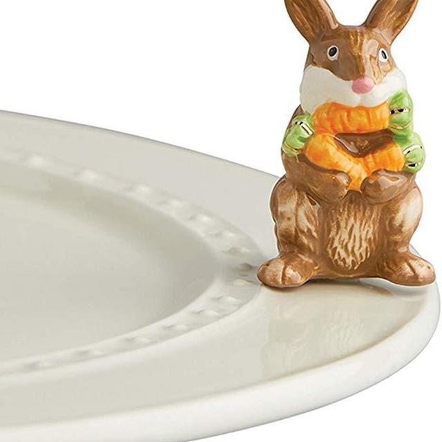 Nora Fleming Hand Painted Mini Funny Bunny