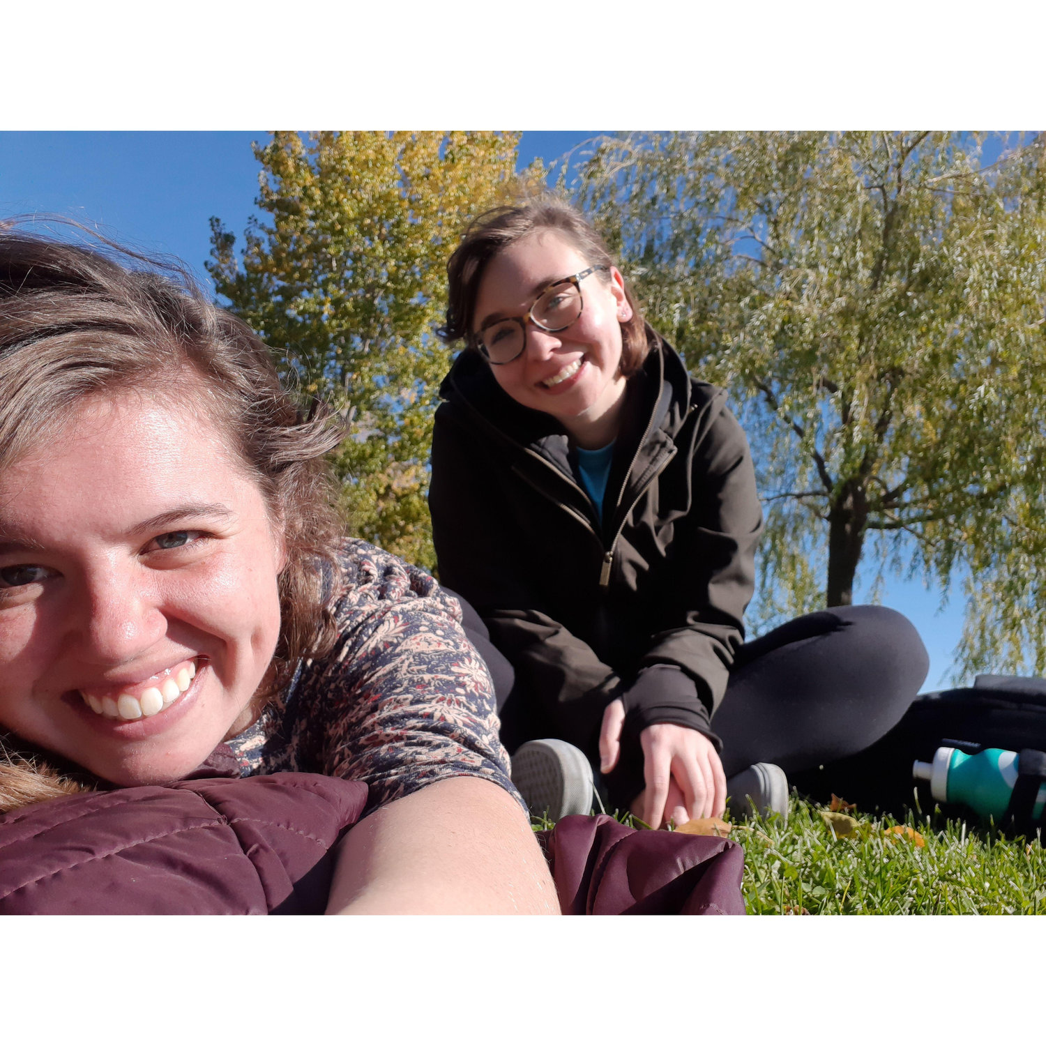 Enjoying one of the many days spent by the Saint-Lawrence. (October 2019)