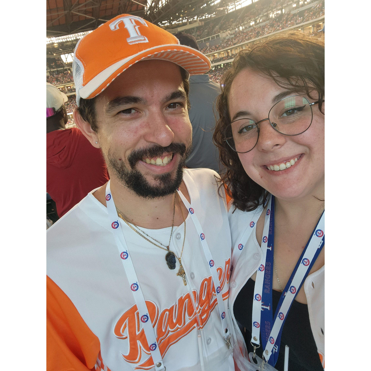 Rangers game for his birthday!