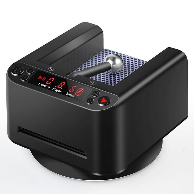 QUICARD Smart Automatic Card Dealer Machine, 360° Rotating Universal Anti-Cheating Playing Card Dealing Tool, Rotating Card Dealer Machine for UNO, Blackjack, Texas Hold'em