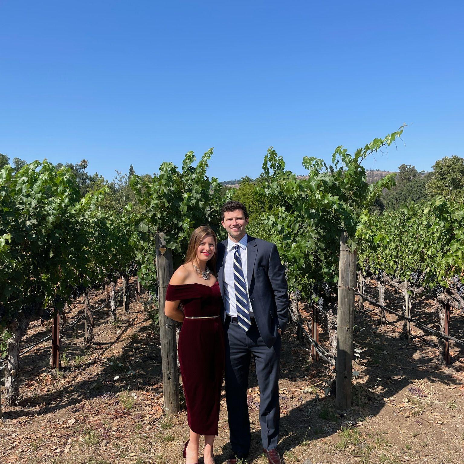 First time going to a friend's wedding together!