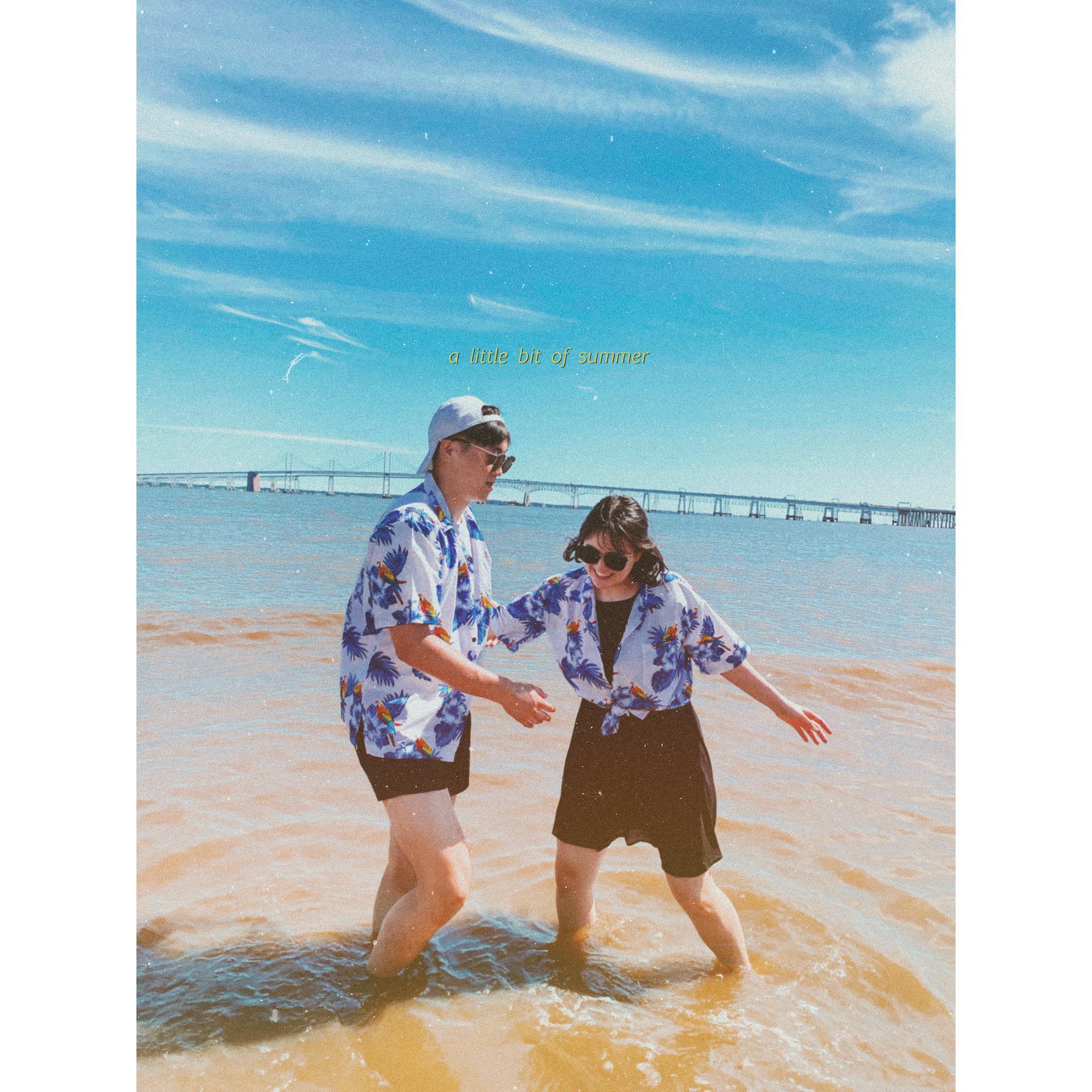 Enjoying the beach with the Franklin siblings
Photo by Joanne Franklin