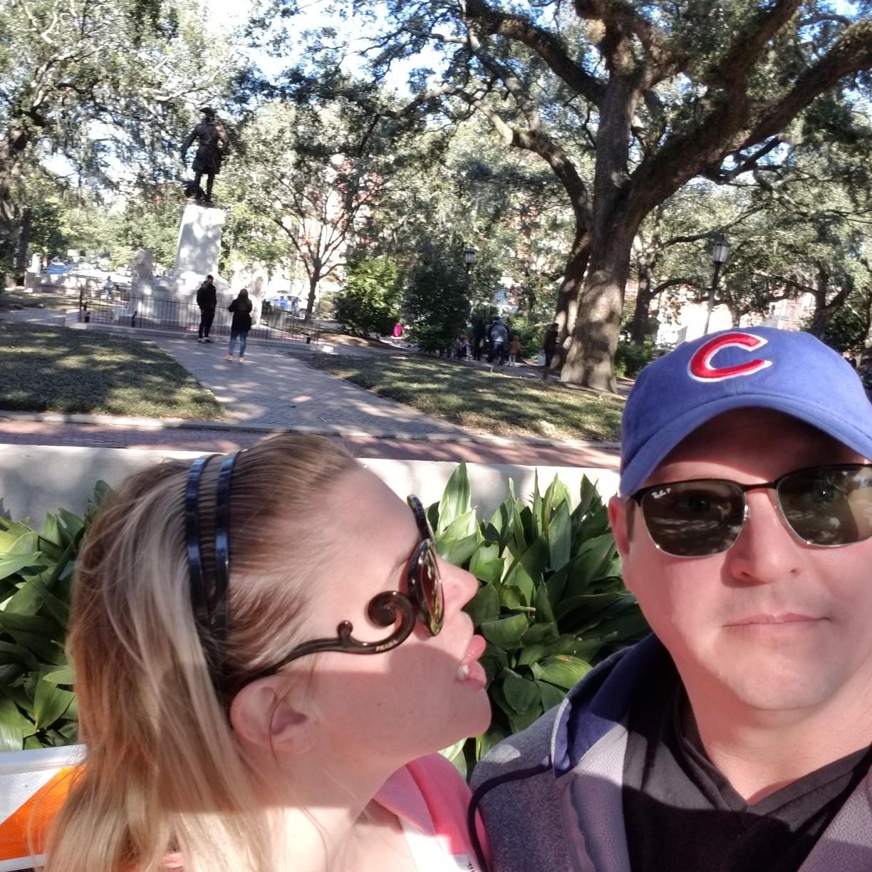 That spot where Forrest Gump told that lady his life story.
