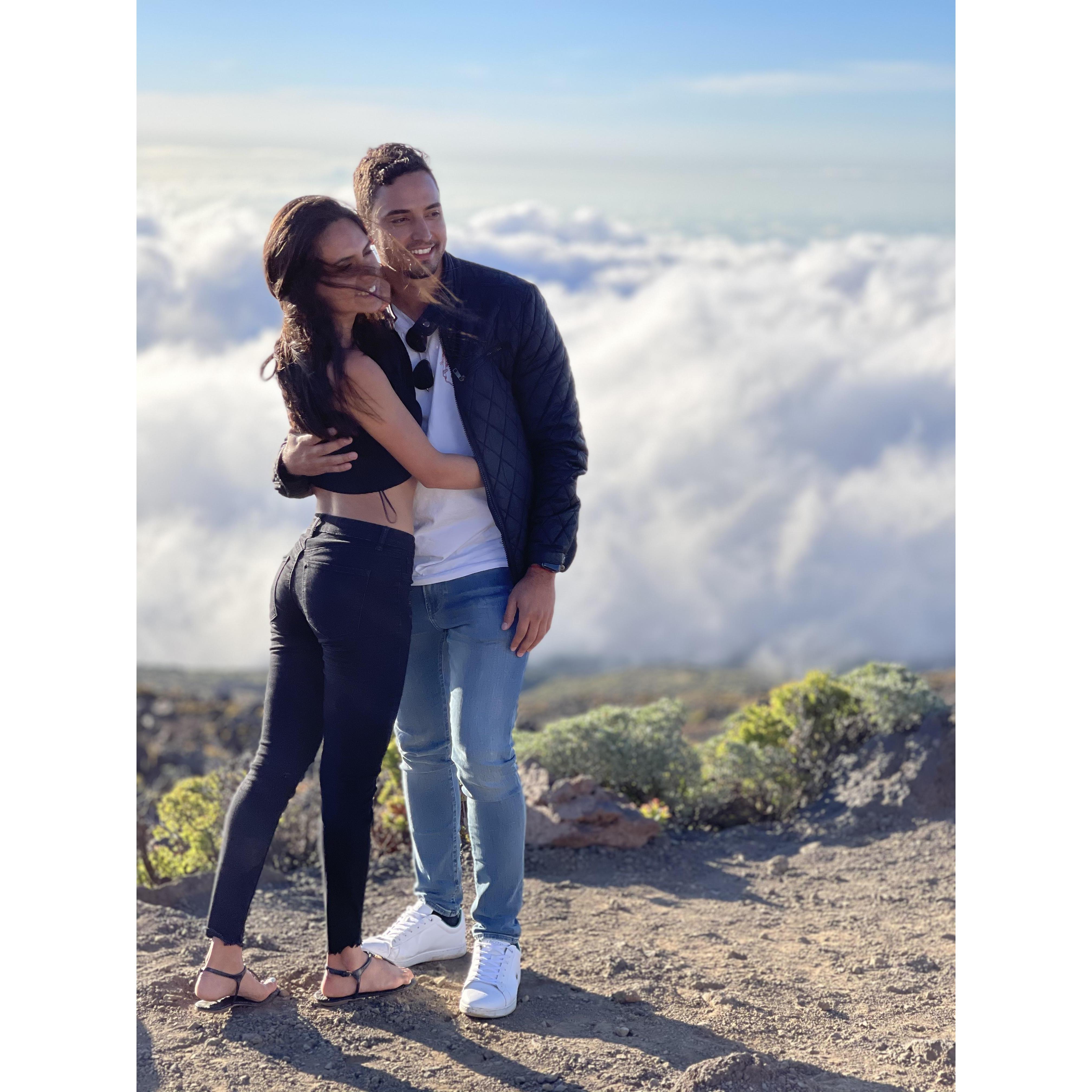 The one when I took her to the clouds.
