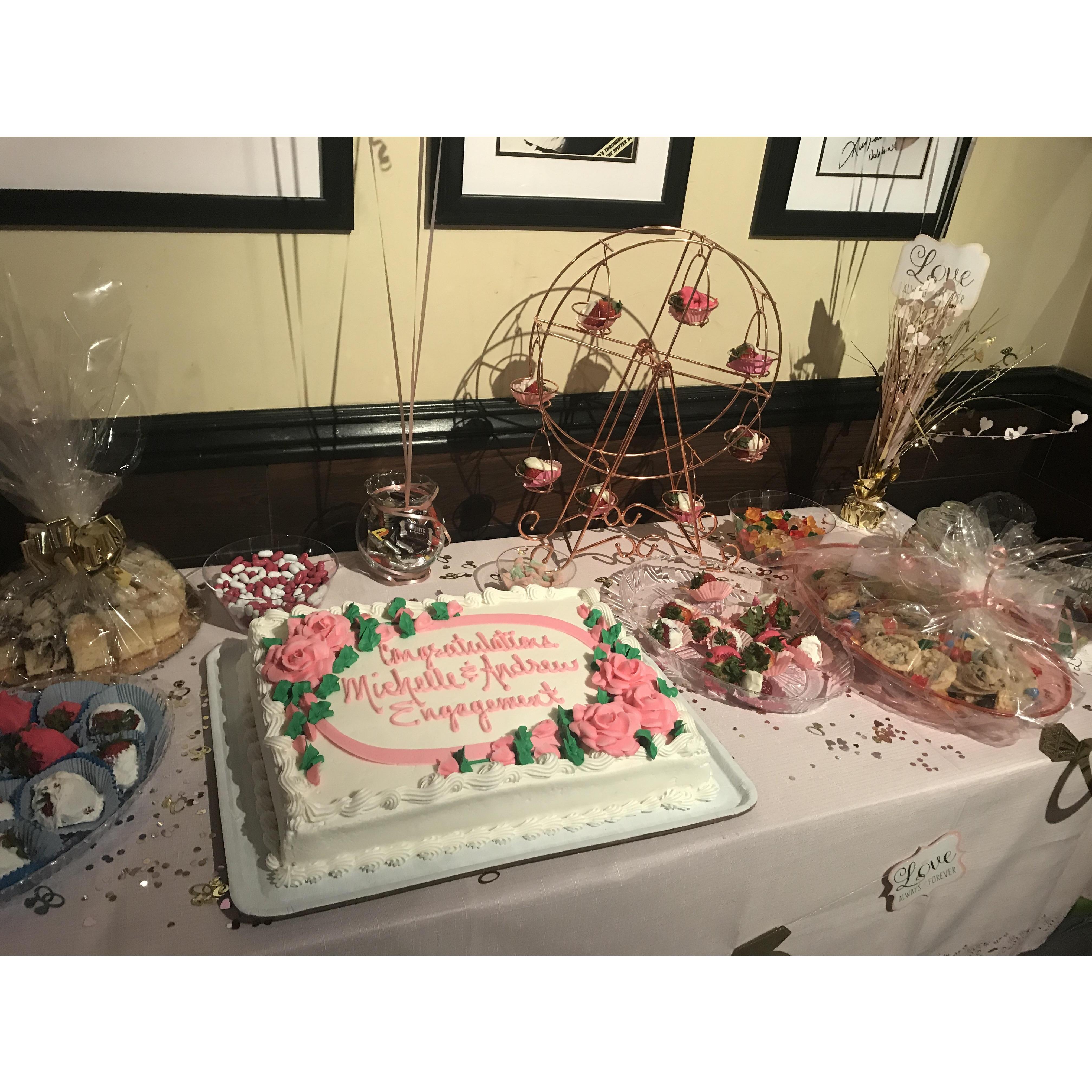 Shout out to my mom & Stephanie for the desert table! *