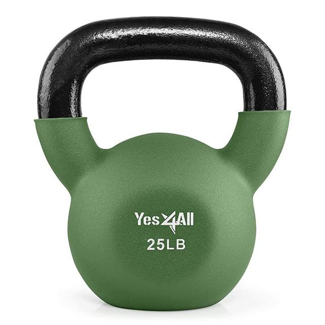 Yes4All Neoprene Coated Kettlebell Weights, Strength Training Kettlebells for Weightlifting, Conditioning, Strength & Core Training