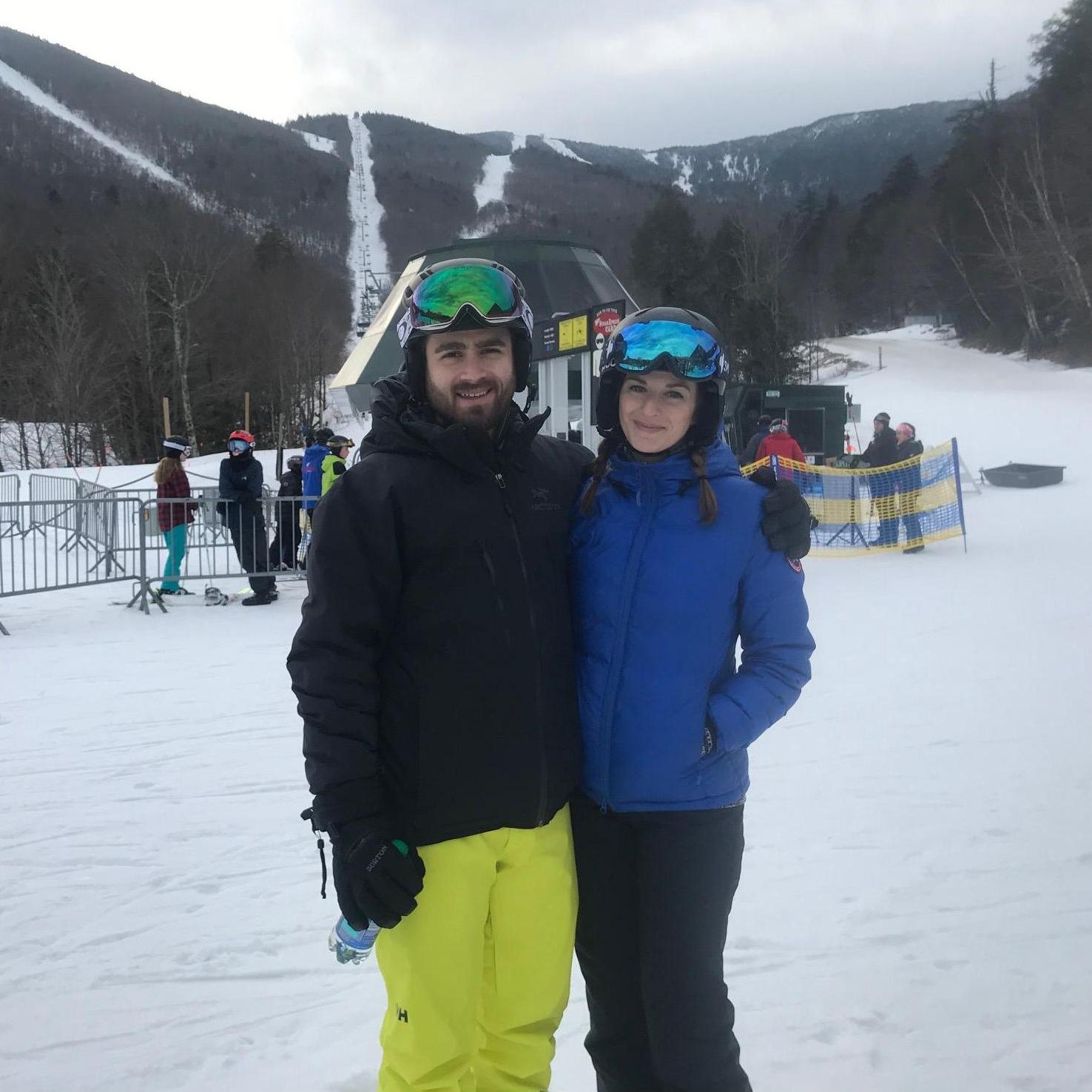 Skiing in Vermont!