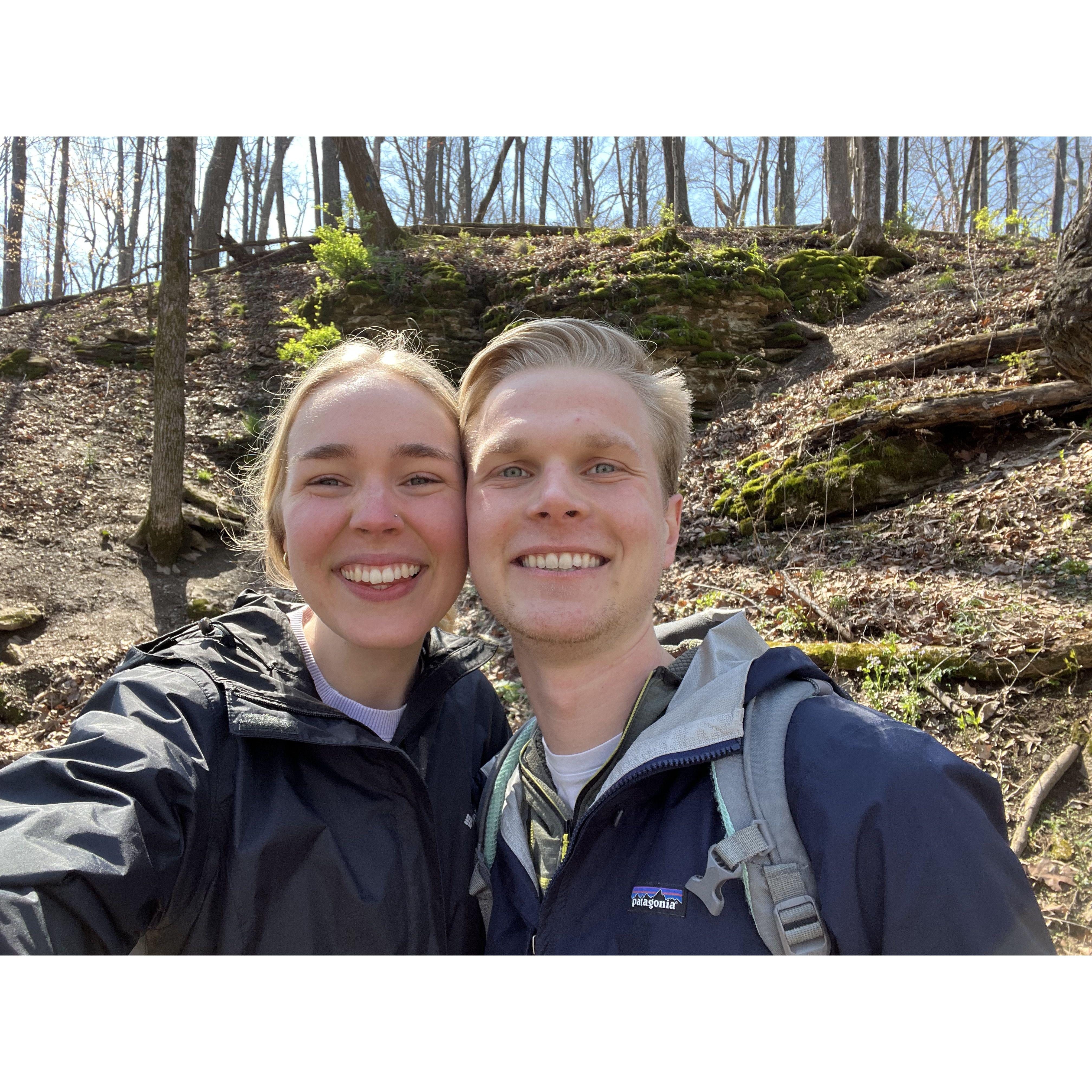Our last hike in TN before Audrey moved!