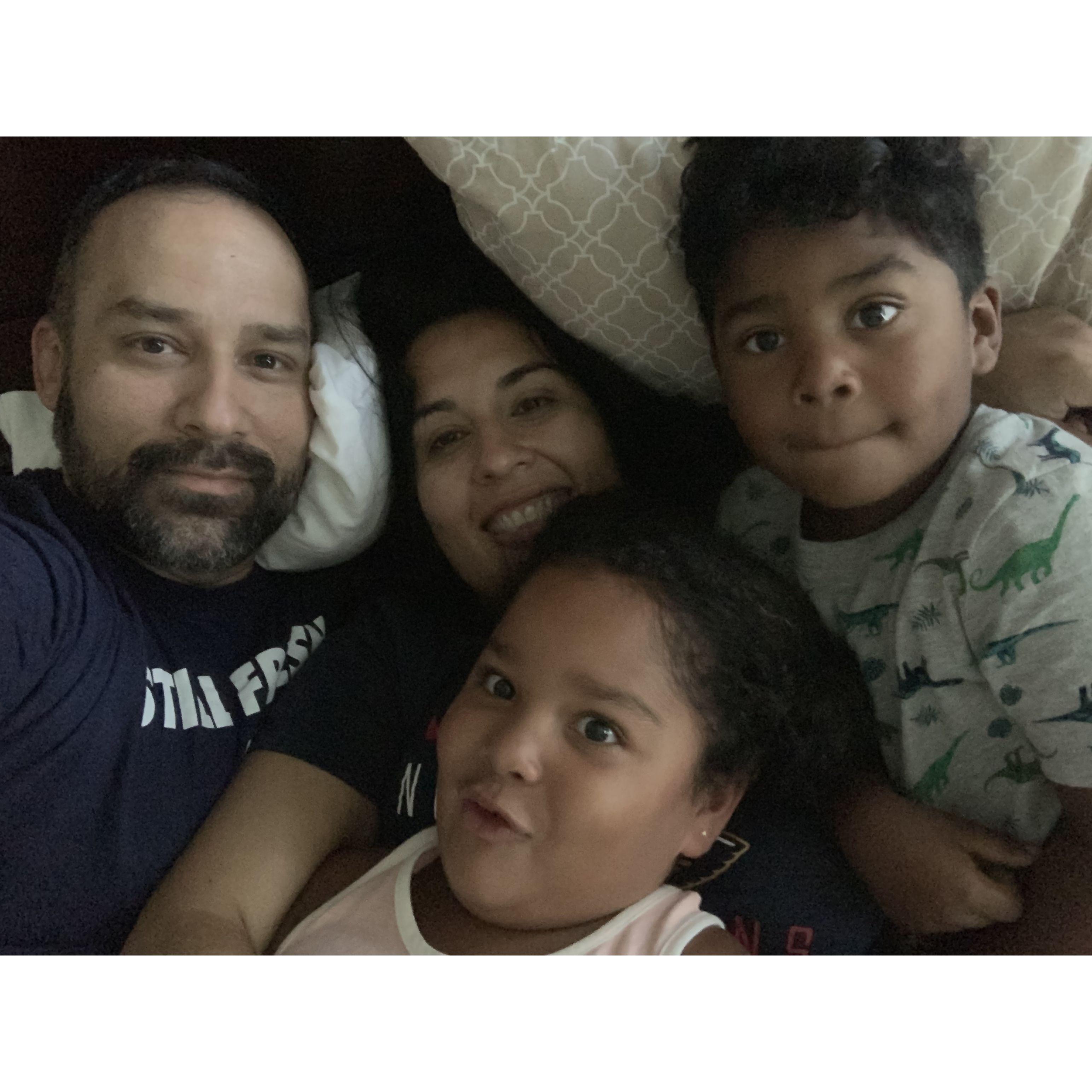 Clowning around with the kids