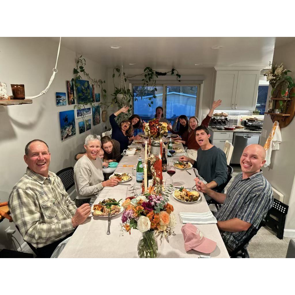 Hosting Thanksgiving for the first time and feeling grateful for our wonderful family.