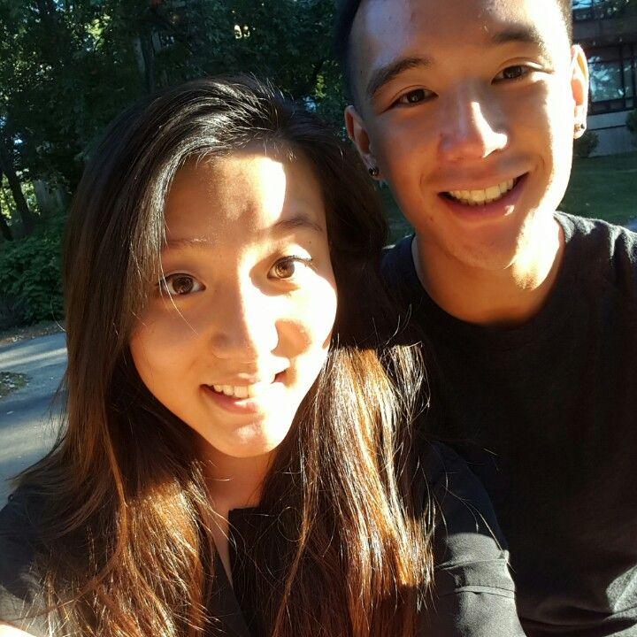 August 2015: Our very first photo together
