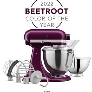 Artisan® Series 5 Quart Tilt-Head Stand Mixer with Premium Accessory Pack Beetroot KitchenAid