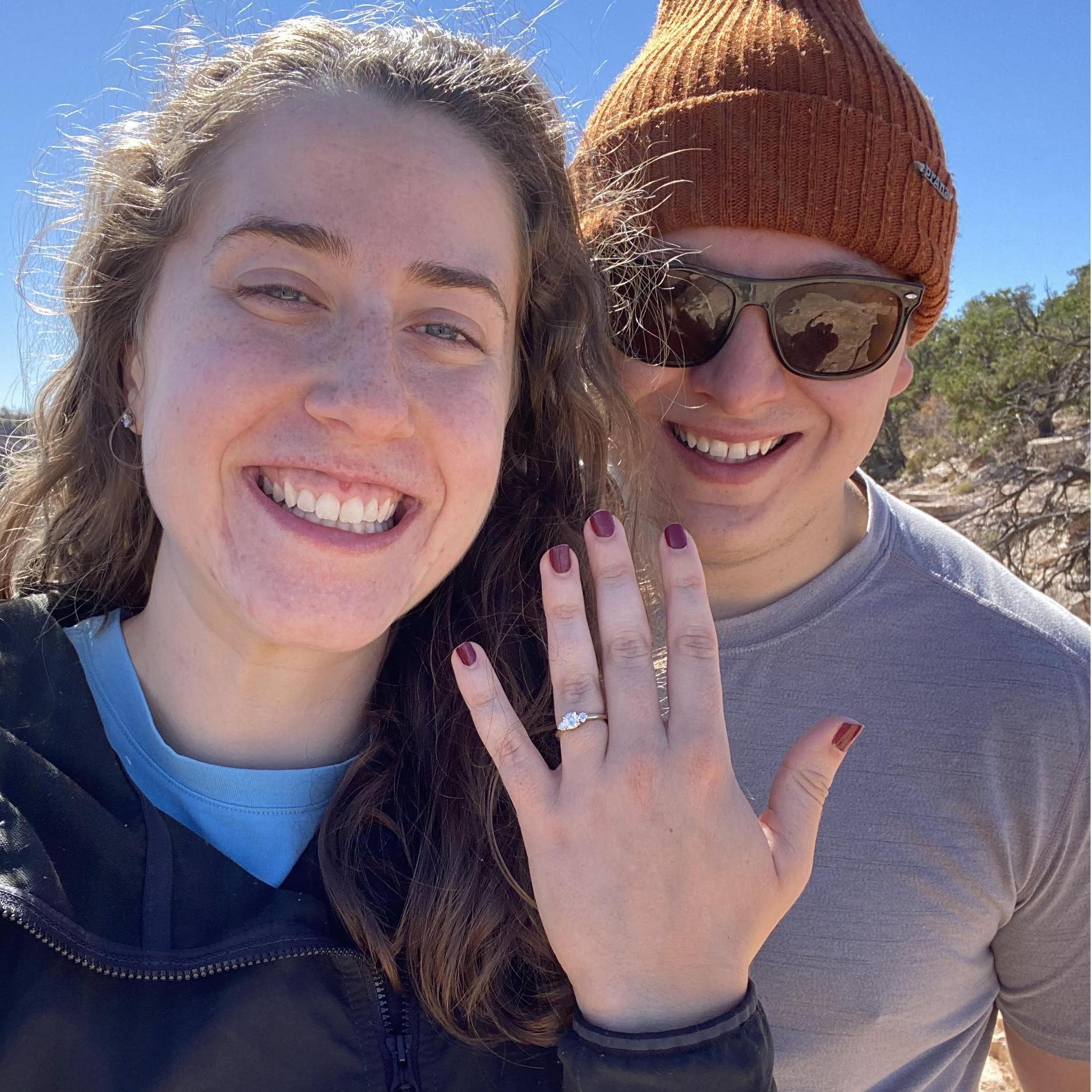 Engaged at the Grand Canyon