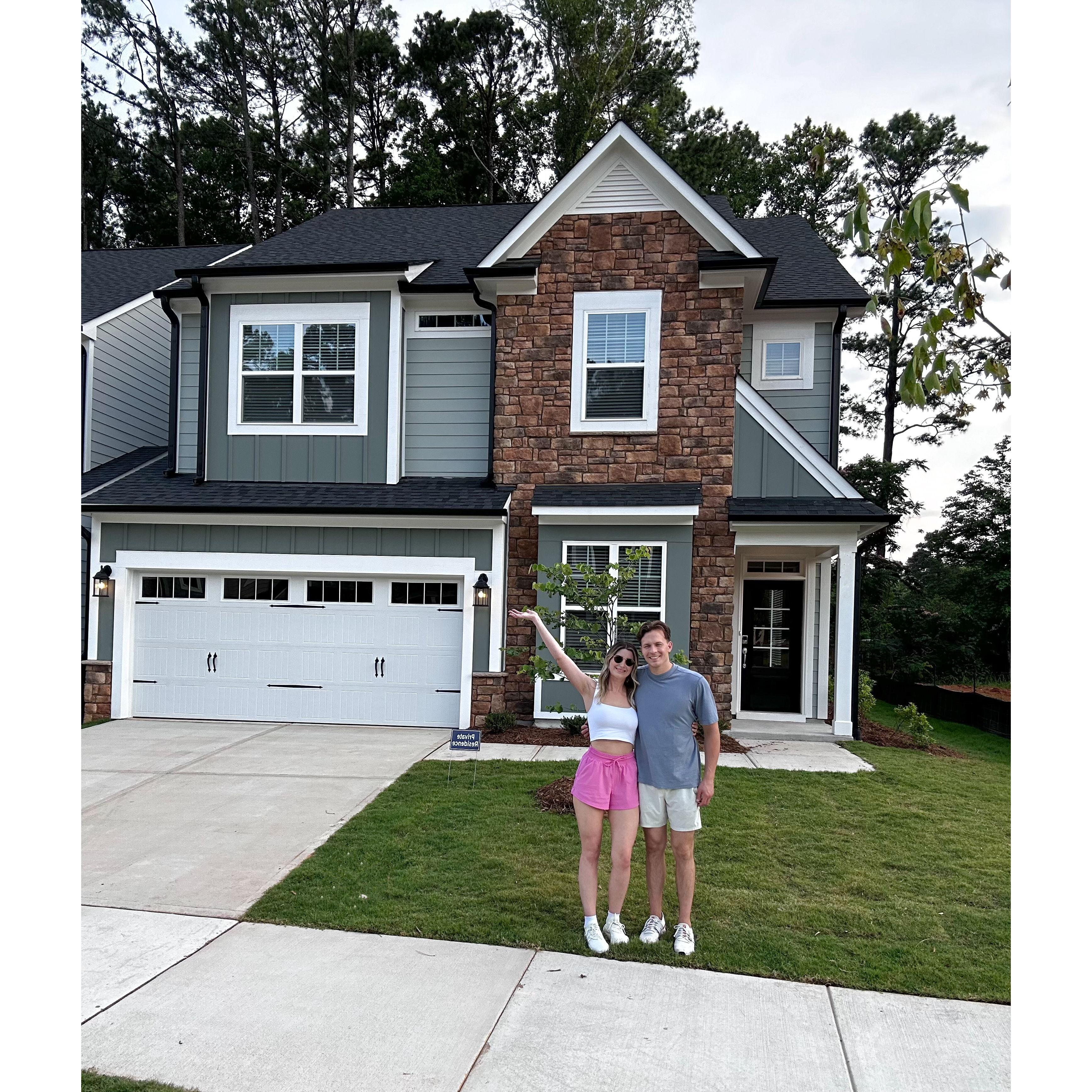 Our first house!