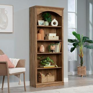 Arch 5-Shelf Storage Bookcase