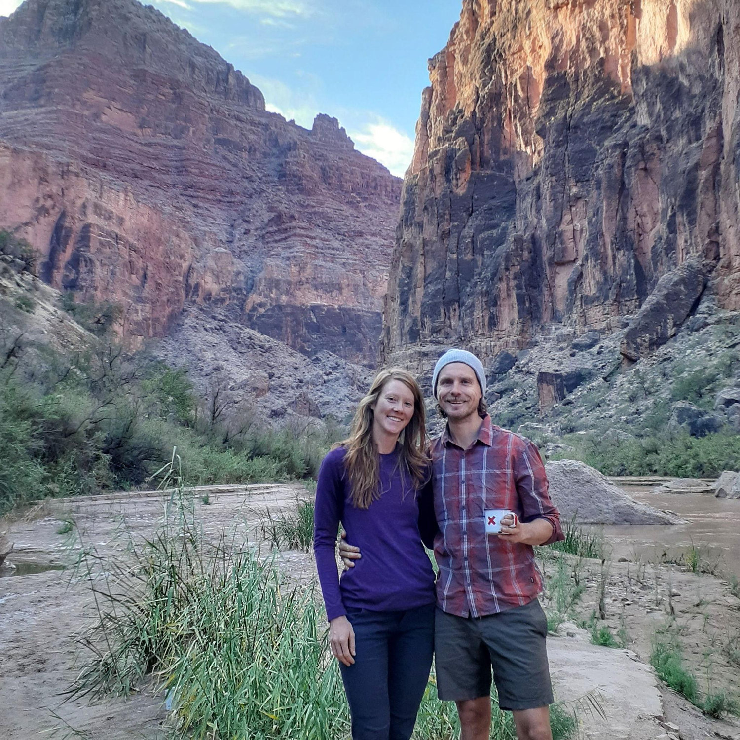 One of our favorite places, the bottom of the grand canyon.