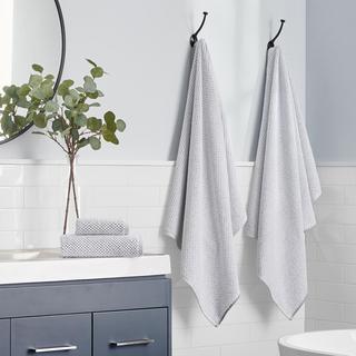Terrain Charcoal Cotton Blend 6-Piece Bath Towel Set