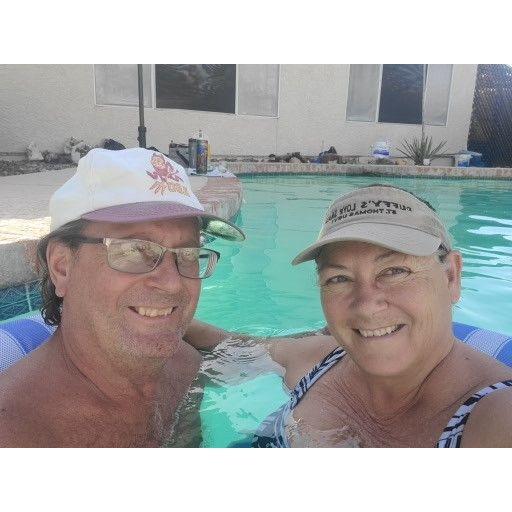 Many hours spent in Dan's pool