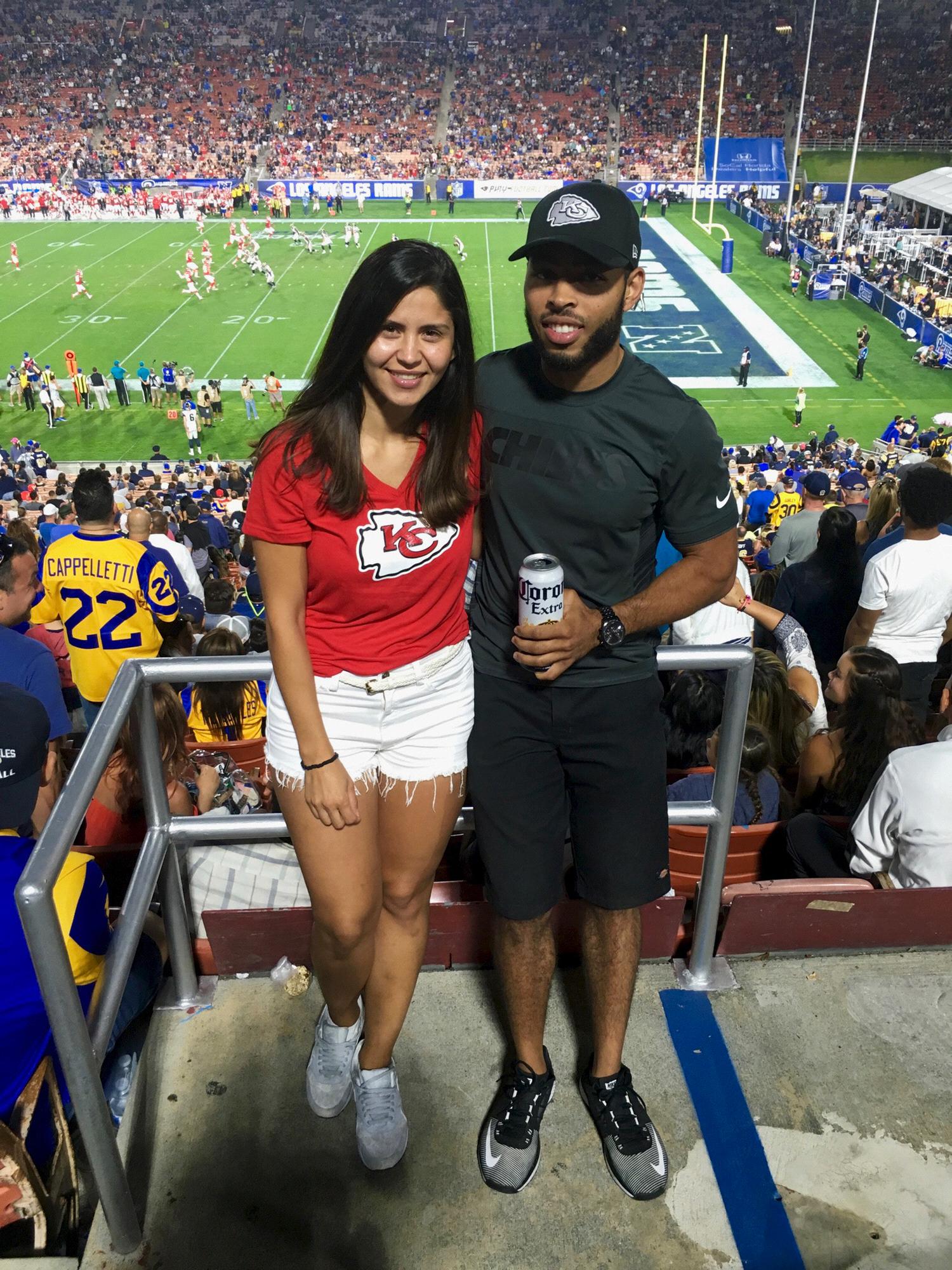 LA Coliseum 
LA Rams vs KC Chiefs
August 2016