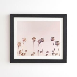 Sunny Cali Palm Trees Framed Wall Art