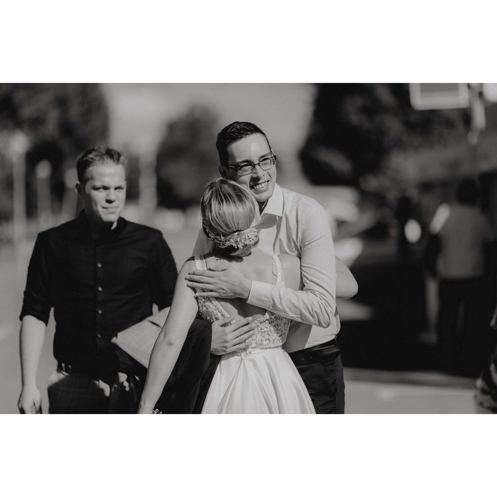Petar, Drazen & Lela on Her Wedding Day