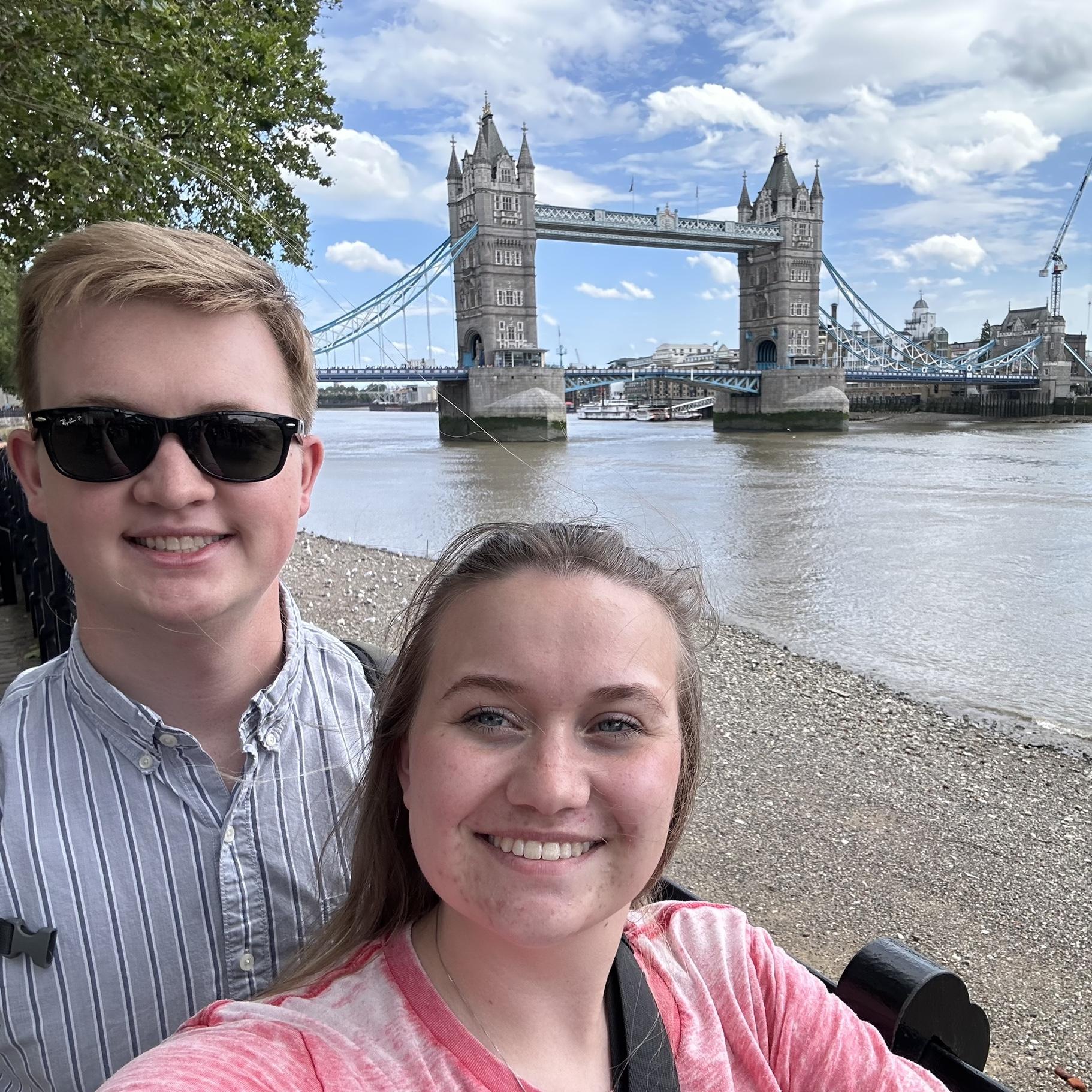 The “London Bridge” (except its actually called tower bridge, the real London bridge is downstream)