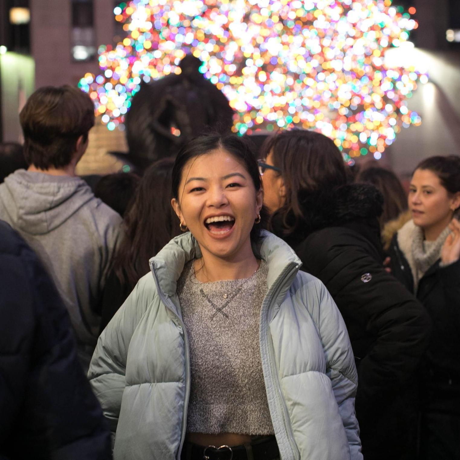 Sergey took this of me December 2019 NYC's big Tree!