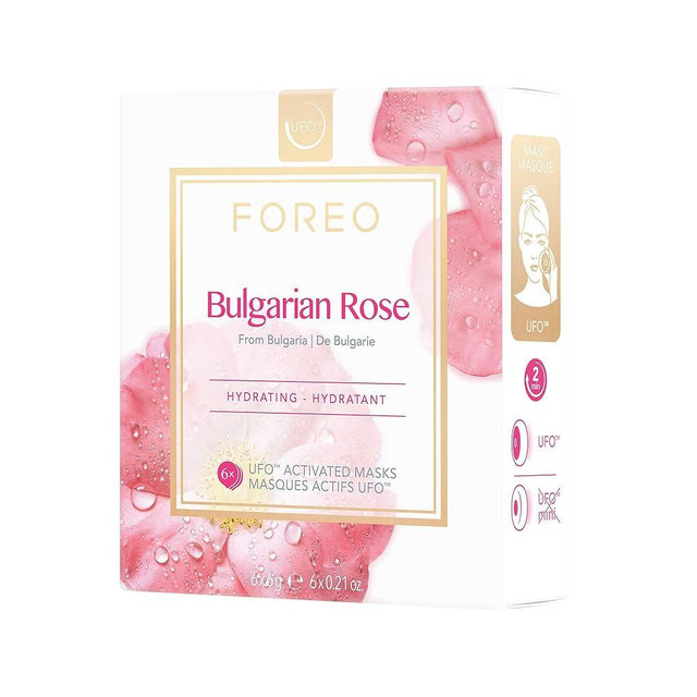 FOREO UFO Activated Mask Treatment for Anti-Aging, Bulgarian Rose, 0.21 Ounce (Pack of 6)