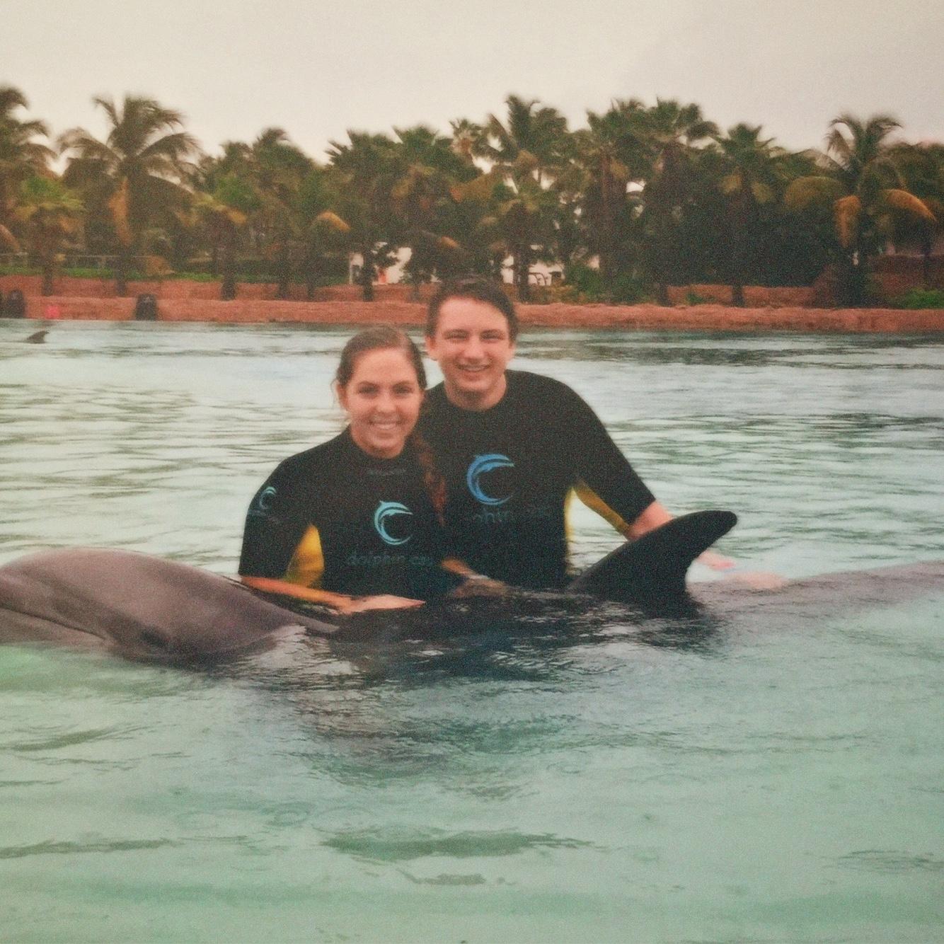 Swimming with Dolphins in the Bahamas