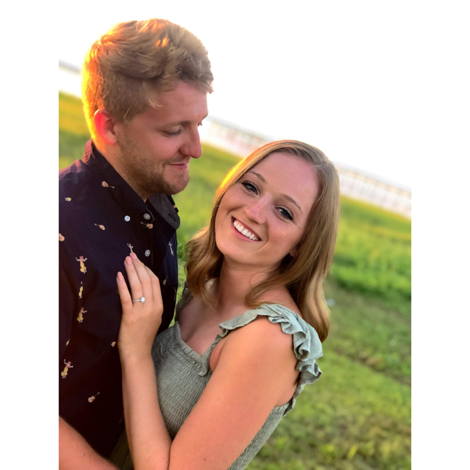 Engagement shoot in Chincoteague, VA