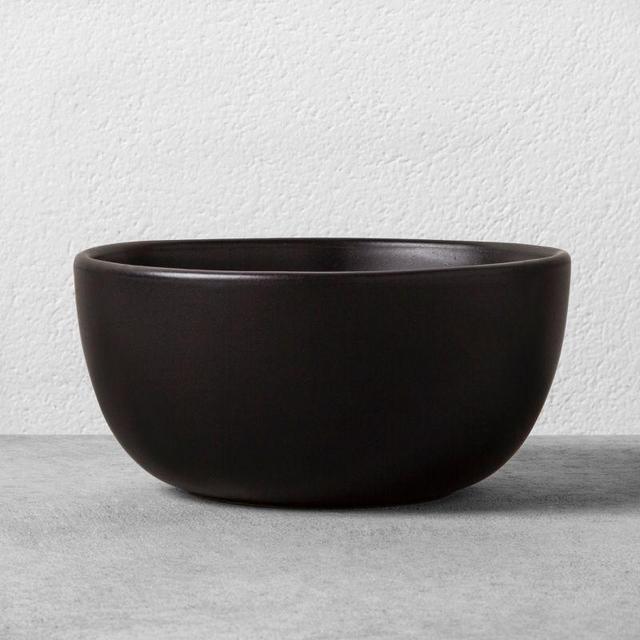 COLOR: BLACK - Stoneware Cereal Bowl - Hearth & Hand™ with Magnolia