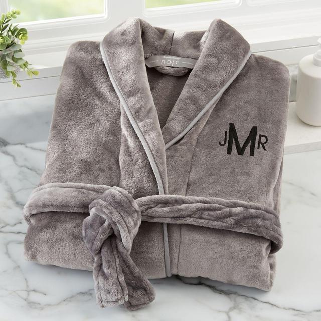 Brookstone® n-a-p® Large/X-Large Robe in Dark Grey