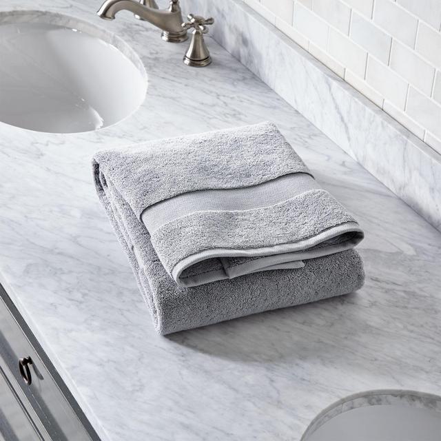 Organic 800-Gram Grey Turkish Bath Towel