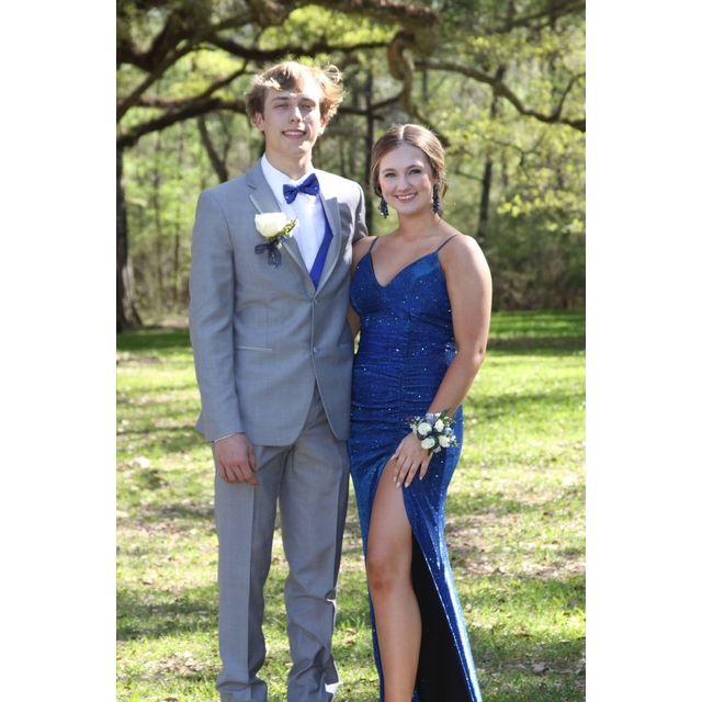 His senior year prom!